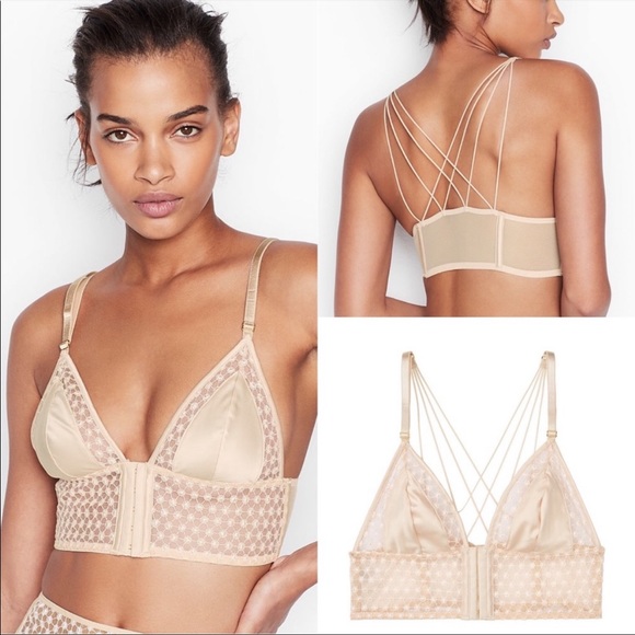 🌺Sale🎉🌺💥 NWT VICTORIA SECRET TRIANGLE SATIN BRALETTE - Picture 3 of 10